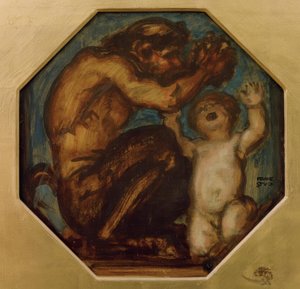 Faun and Bacchus Boy by Franz von Stuck